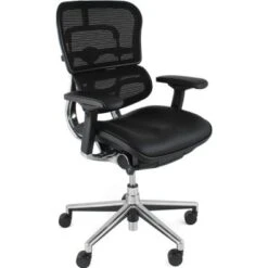 Ergohuman Elite Mesh & Leather Office Chairs (Without Headrest)