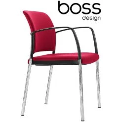 Boss Design Mars 4-Leg Visitor Chair -Enjoy Sales Store 040212