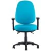 Tick High Back Operator Chair With Height Adjustable Arms