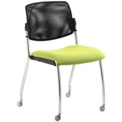Alina Mesh Back 4 Leg Conference Chair -Enjoy Sales Store 044829