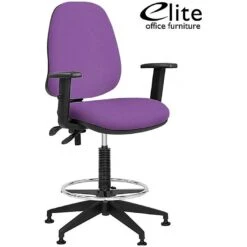 Elite Team Plus High Back Draughtsman Chairs
