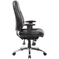 Alpha 24 Hour Leather Task Chair -Enjoy Sales Store 055054