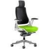 Jett Colours Two Tone Seat Task Chair With Headrest