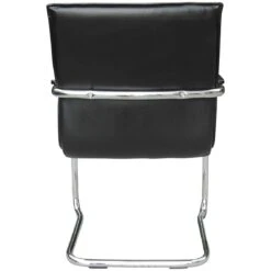 Essence Leather Faced Visitor Chairs - Pack Of 2 -Enjoy Sales Store 060774