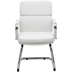 Ava White Executive Visitor Chair -Enjoy Sales Store 066494