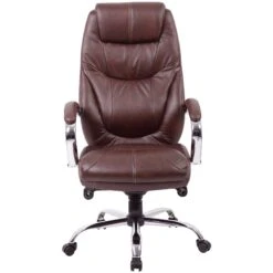 Genoa Top Leather Executive Office Chair Brown -Enjoy Sales Store 069888