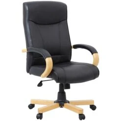 Farnham Executive Black Leather Manager Chair