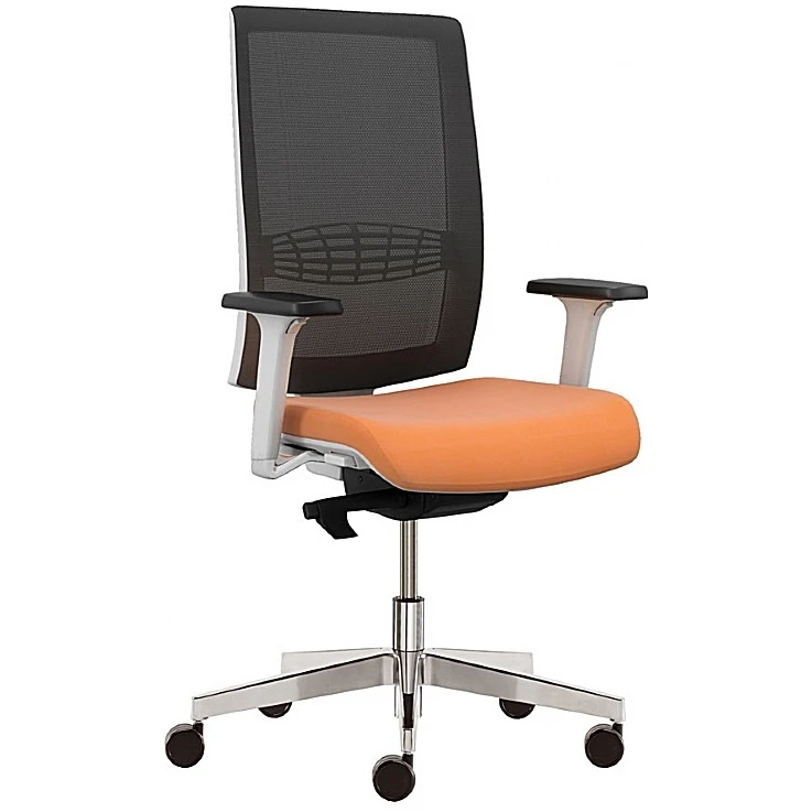 Pledge Kind Mesh Back White Task Chair 1 Pledge Kind Mesh Back White Task Chair