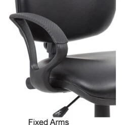 Comfort Leather Faced Draughtsman Chair -Enjoy Sales Store 071462