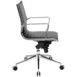 Abbey Medium Back Leather Office Chairs -Enjoy Sales Store 072223