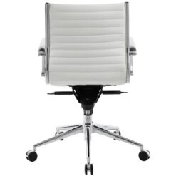 Abbey Medium Back Leather Office Chairs -Enjoy Sales Store 072227