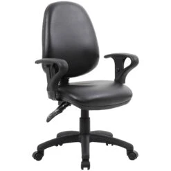 Comfort 2-Lever Leather Operator Chairs -Enjoy Sales Store 072749