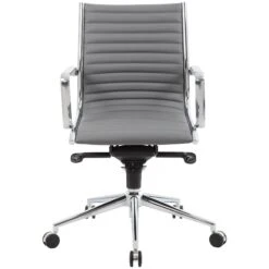 Abbey Medium Back Leather Office Chairs -Enjoy Sales Store 073153