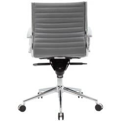 Abbey Medium Back Leather Office Chairs -Enjoy Sales Store 073155