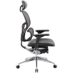 InSync 24 Hour Mesh Office Chair With Leather Seat & Headrest -Enjoy Sales Store 076339