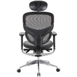 InSync 24 Hour Mesh Office Chair With Leather Seat & Headrest -Enjoy Sales Store 076342