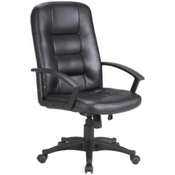 Preston Leather Faced Manager Chair
