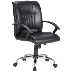 Pescara Leather Faced Manager Chair