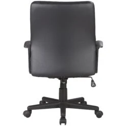 Adept Medium Back Leather Faced Office Chair -Enjoy Sales Store 083023