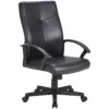 Adept High Back Leather Faced Office Chair