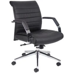 Identity Medium Back Leather Manager Chair -Enjoy Sales Store 083404