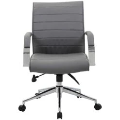 Identity Medium Back Leather Manager Chair -Enjoy Sales Store 083414