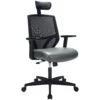 Impact Mesh Office Chair With Pocket Sprung Leather Seat