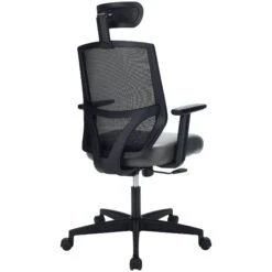 Impact Mesh Office Chair With Pocket Sprung Leather Seat -Enjoy Sales Store 085128