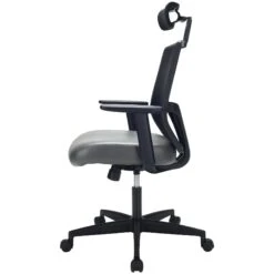 Impact Mesh Office Chair With Pocket Sprung Leather Seat -Enjoy Sales Store 085131