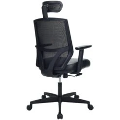 Impact Mesh Office Chair With Pocket Sprung Leather Seat -Enjoy Sales Store 085138