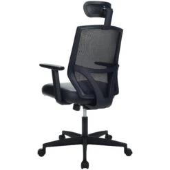 Impact Mesh Office Chair With Pocket Sprung Leather Seat -Enjoy Sales Store 085140