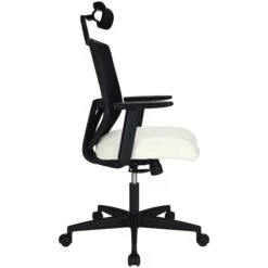 Impact Mesh Office Chair With Pocket Sprung Leather Seat -Enjoy Sales Store 085144