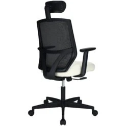 Impact Mesh Office Chair With Pocket Sprung Leather Seat -Enjoy Sales Store 085145