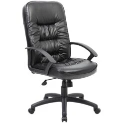 Cadiz Leather Faced Manager Chair