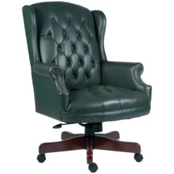 Chairman Green Traditional Managers Chair