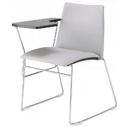 Summit Vista Skid Base Conference Chair With Writing Tablet
