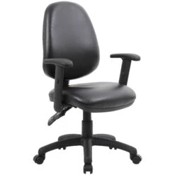 Comfort 2-Lever Leather Operator Chairs
