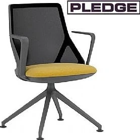 Pledge Cicero Medium Back Black Conference Chair 2 Pledge Cicero Medium Back Black Conference Chair - Image 2
