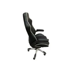 Silverstone Faux Leather Office Chair -Enjoy Sales Store 100619