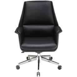 Porto Medium Back Bonded Leather Manager Chair -Enjoy Sales Store 100816