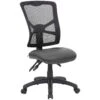Comfort Ergo 3-Lever Mesh And Leather Operator Chair