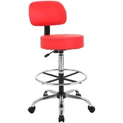 Jota Anti-Bac Vinyl Draughtsman Chair -Enjoy Sales Store 100855