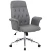 Retro Bonded Leather Office Chair