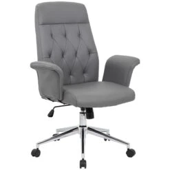 Retro Bonded Leather Office Chair