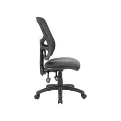 Comfort Ergo 2-Lever Mesh And Leather Operator Chair -Enjoy Sales Store 100932