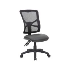 Comfort Ergo 2-Lever Mesh And Leather Operator Chair