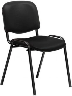 Swift Vinyl Conference Chair Black Frame (Pack Of 4 Chairs) -Enjoy Sales Store 101731