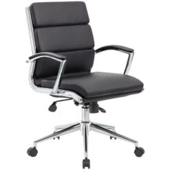 Venice Medium Back Bonded Leather Manager Chair