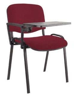 Swift Black Frame Conference Chairs With Plastic Writing Tablet (4 Pack) -Enjoy Sales Store 102190