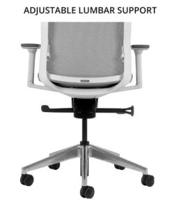 Bestuhl J1 White & Grey Mesh Task Chair -Enjoy Sales Store 103016